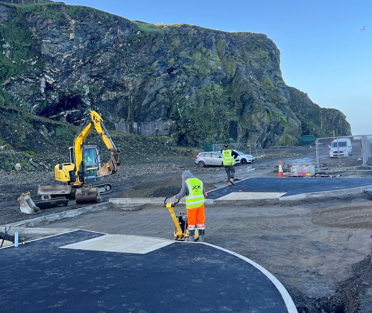 Access works carried out at flattened Ma