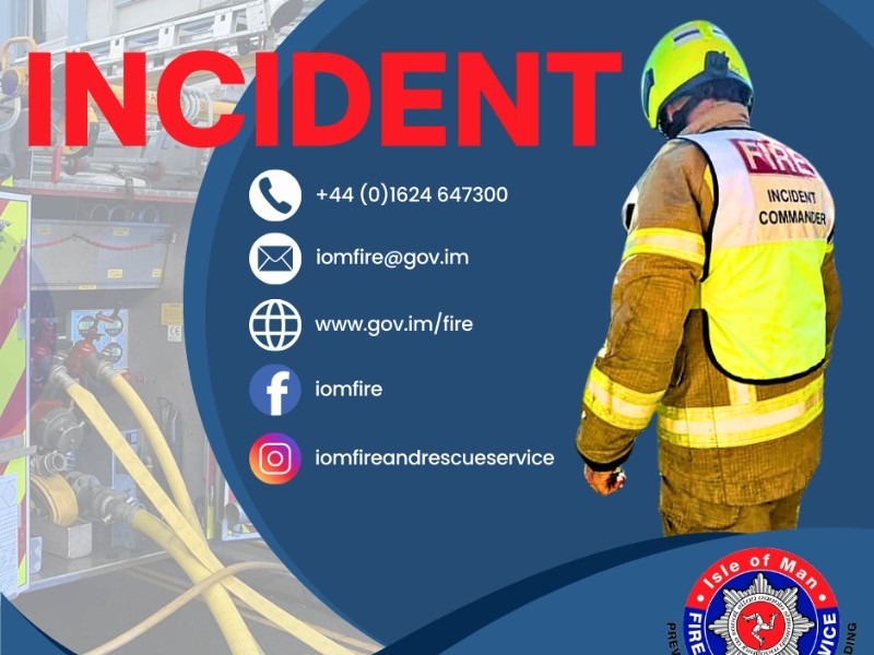 Fire crews respond to Port Soderick trac