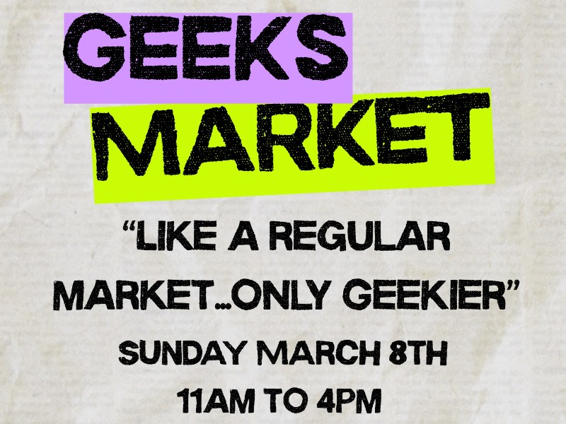 Inaugural 'Geeks Market' to take place t