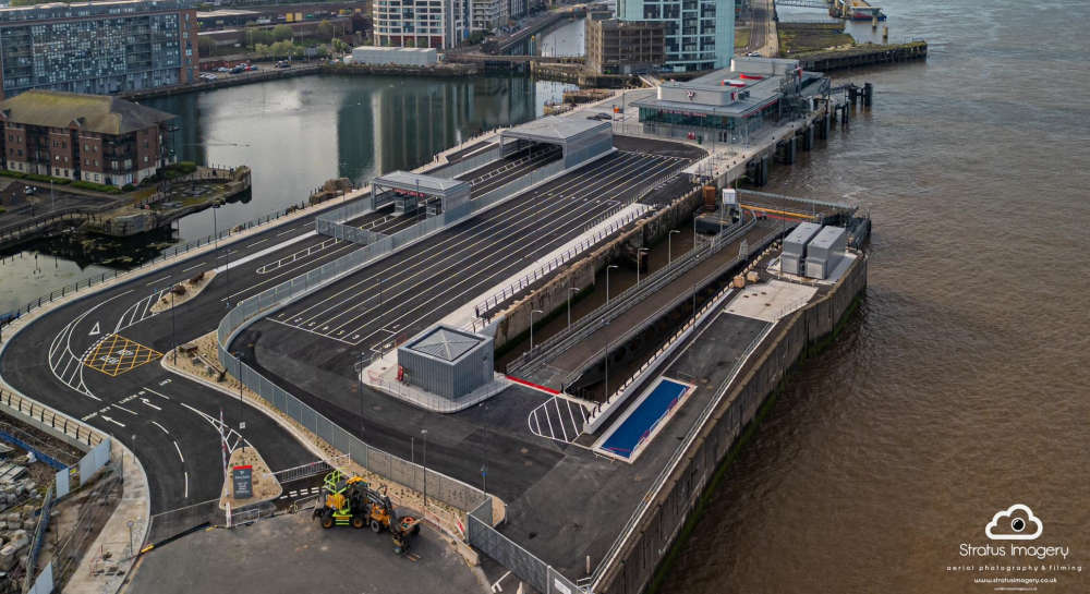 Liverpool Ferry Terminal has cost over &