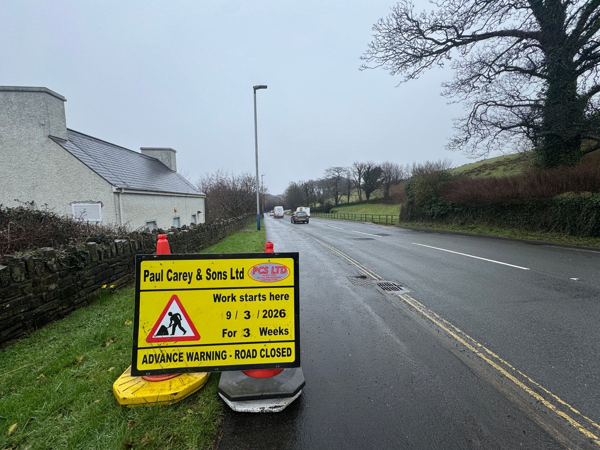 Major Douglas road set to shut on Monday