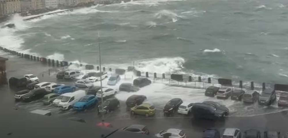 New warning for coastal overtopping at h