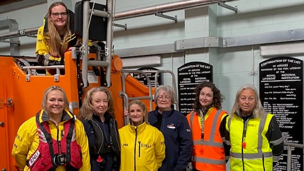 Peel Lifeboat celebrate role of female c