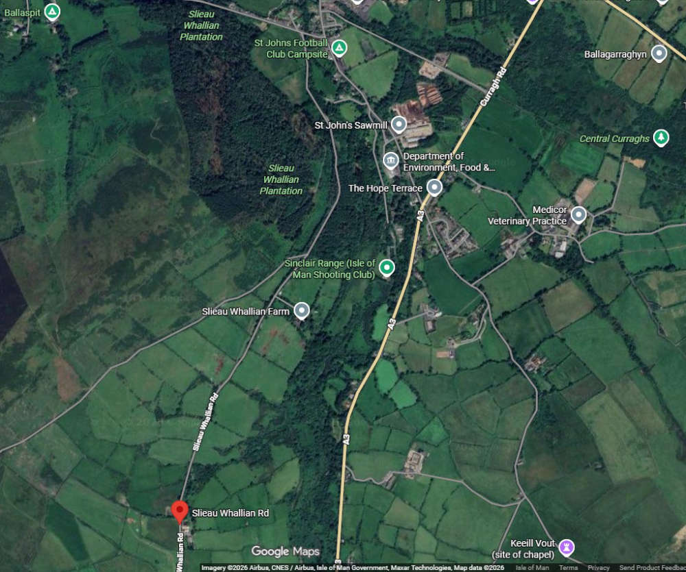 Road closed for a week by landslip