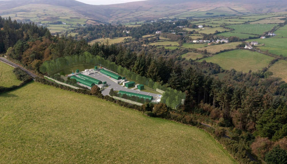 Updated planning application for sewage 